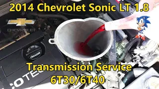 2014 Chevrolet Sonic 1.8 - 6T30 | 6T40 - Transmission Service