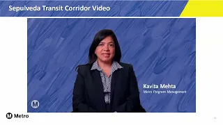 Sepulveda Transit Corridor Project – Public Scoping Meeting January 2022