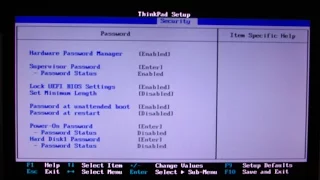 How to unlock BIOS Supervisor Password from Lenovo Thinkpad Laptop (no damage to laptop)