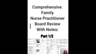 Comprehensive Nurse Practitioner NP Board Review- Part 1/2