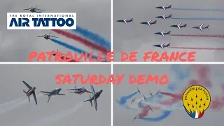 Patrouille De France Saturday Demo .. RIAT 2019 (4K)