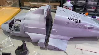 Mars Industries 1:18 Airwolf kit - Polishing a Turd pt 1