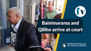 Bainimarama and Qiliho arrive at court | 10/03/2023