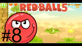 Red Ball 5 - Gameplay Walkthrough Part 8 - Levels 106 - 120 (Androidm iOS)