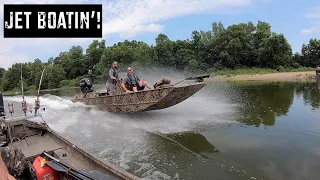 G3 vs Lowe Jet Boat | Running SHALLOW Rapids!