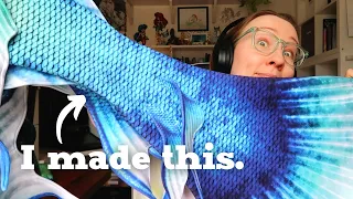 How I Made My Realistic MERMAID TAIL