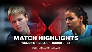 Nina Mittelham vs Mariam Alhodaby | WS | Singapore Smash 2022 (R64)