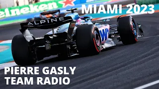 Pierre Gasly Miami GP 2023 - Full Length Team Radio