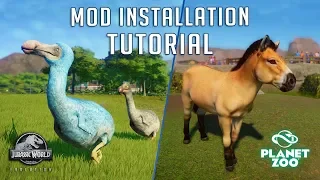 Wie installiert man Mods für Planet Zoo & Jurassic World Evolution? - Tutorial