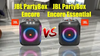 JBL PartyBox Encore vs JBL PartyBox Encore Essential Comparison.