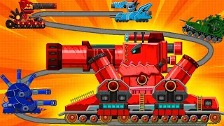 Rocket Storm | BOSS Hybrid Vs Hell Dora Vs SCREENSHOT | Cartoons about tanks