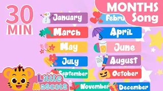 Months Of The Year + ABC Song + More Little Mascots Nursery Rhymes & Kids Songs