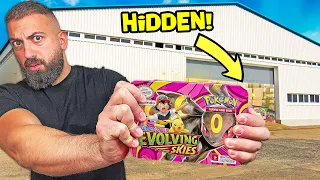 I Found a GIANT Warehouse with HIDDEN Pokemon Cards Inside!