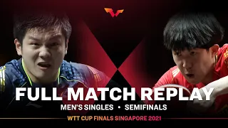 FULL MATCH | FAN Zhendong (CHN) vs WANG Chuqin (CHN) | MS SF | #WTTSingapore 2021