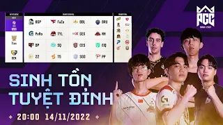 🏆[PGC 2022] SINH TỒN TUYỆT ĐỈNH - 🇻🇳 CES, 🇨🇳 PERO, 🇺🇸 Soniqs, 🇨🇳 NewHappy, FaZe, 🇰🇷 Gen.G, 🇲🇾 SGD...