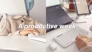 a productive Week in my life vlog | study for exam, work projects, opening Xmas gifts (rip wallet)