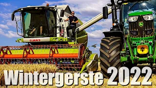 Ich darf ABFAHREN! WINTERGERSTE dreschen im Claas TUCANO 480 & JOHN DEERE 6215R - M4cM4nus unterwegs