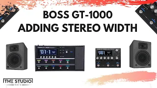 Boss GT-1000 Adding Width Using 2 cabs