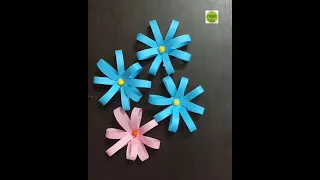 Easy paper garland making idea // Decoration idea with paper garland //