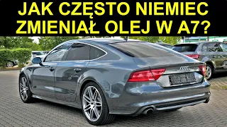 Audi A7- czy Niemiec dobrze zmieniał OLEJ?