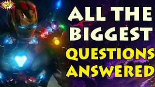 10 Biggest Endgame Questions Answered || #ComicVerse