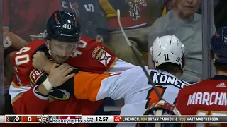 Travis Konecny vs Petteri Lindbohm Mar 10, 2022