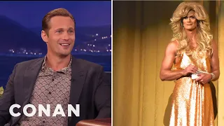 Alexander Skarsgard Made For A Beautiful Woman | CONAN on TBS