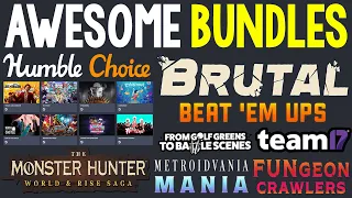 AWESOME HUMBLE BUNDLES LIVE RIGHT NOW - GET TONS OF GREAT STEAM PC GAMES SUPER CHEAP!