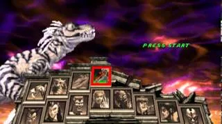 Primal Rage 2 Full Character Select (Shows off Dino-Gods!!!!!)