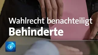 Bundesverfassungsgericht: Wahlrecht benachteiligt Behinderte