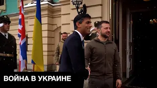 🤝Премьер-министр Великобритании Риши Сунак приехал в Украину