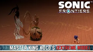 Sonic Frontiers Update 4: The Final Horizon - Master King Koco's Trial (Extreme Mode) / No Damage