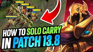 How to solo carry with Azir in patch 13.8