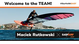 Maciek Rutkowski joins EASY-surfshop team!