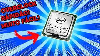 OVERCLOCK RAPIDÃO NO CORE 2 QUAD Q8400 COM A PLACA MÃE ASUS P5KPL-AM LGA 775 | FOI ASSIM QUE EU FIZ!