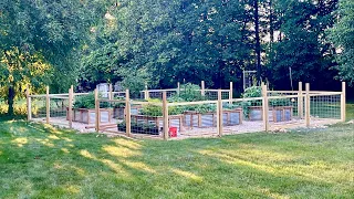 DIY Fence Build // Cattle Panel Garden Fence // Bog Life