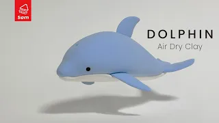 Dolphin, soft polymer clay tutorial