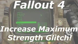 Fallout 4 Increase Maximum Strength SPECIAL Stat Glitch / Exploit! (Fallout 4 Glitches)