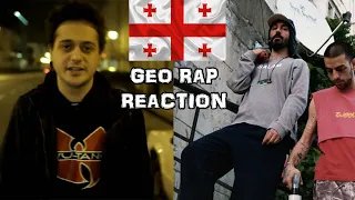 AMERICAN RAPPER & PRODUCERS REACT TO GEORGIAN RAP (ft. SF-X, KAYAKATA & MORE...)