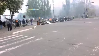 Украинский Танк VS Барикада сепаров