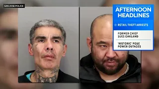 Jamie Flores and Thomas Sapinoso have been accused in a string of heists in the City of San Jose