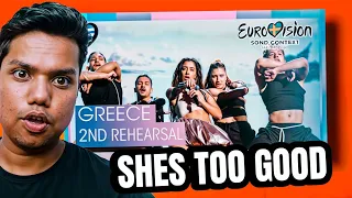 Marina Satti's "Zari" SNIPPET Reaction! Eurovision 2024 First Rehearsal 🇬🇷