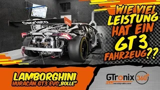 Wie viel Leistung hat ein GT3-Fahrzeug? (Lamborghini Huracán GT3 Evo)