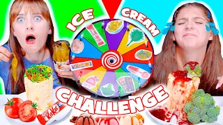 ASMR Magic Wheel Ice Cream Food Challenge Mukbang
