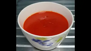 Homemade Red Chilli Sauce Recipe l Easy Chilli Garlic Sauce l Schezwan Sauce Recipe