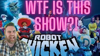 FIRST TIME WATCHING ROBOT CHICKEN! Funniest moments