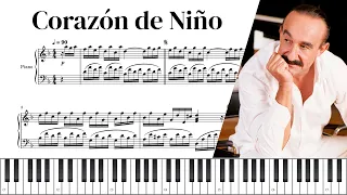 Corazón de Niño (Raúl Di Blasio & Richard Clayderman) - Partitura Piano | TitanPianist