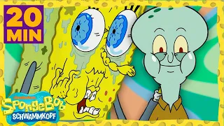 SpongeBob | Die witzigsten Alter Egos von SpongeBob & Patrick, 20 Minuten lang! | SpongeBob