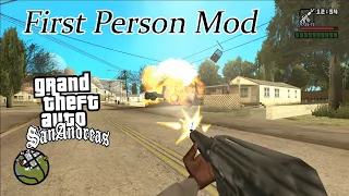 GTA San Andreas - First Person Mod | How To Install First Person Mod In GTA San Andreas |