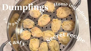 Dumplings with BEEF & PUMPKIN | How to make Manti - Kazakh traditional food